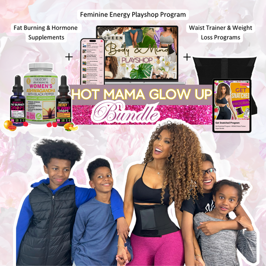 Hot Mama Glow Up Bundle (Use The Code MAMAMIA for a 55% Off!)