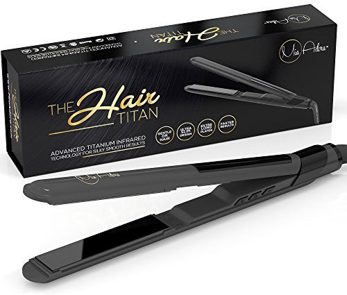 Professional Titanium Hair Straightener with Infrared Technology