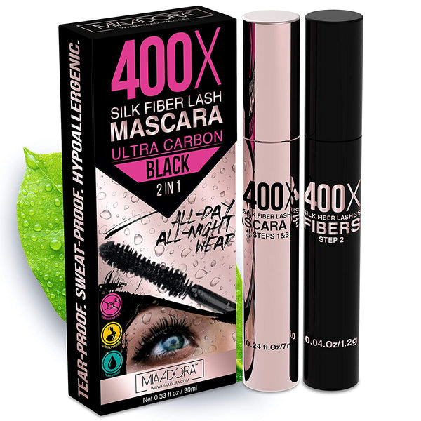 At dræbe Hukommelse Observere Achieve Stunning, Voluminous Lashes- 400X Pure Silk Fiber Lash Mascara by  Mia Adora
