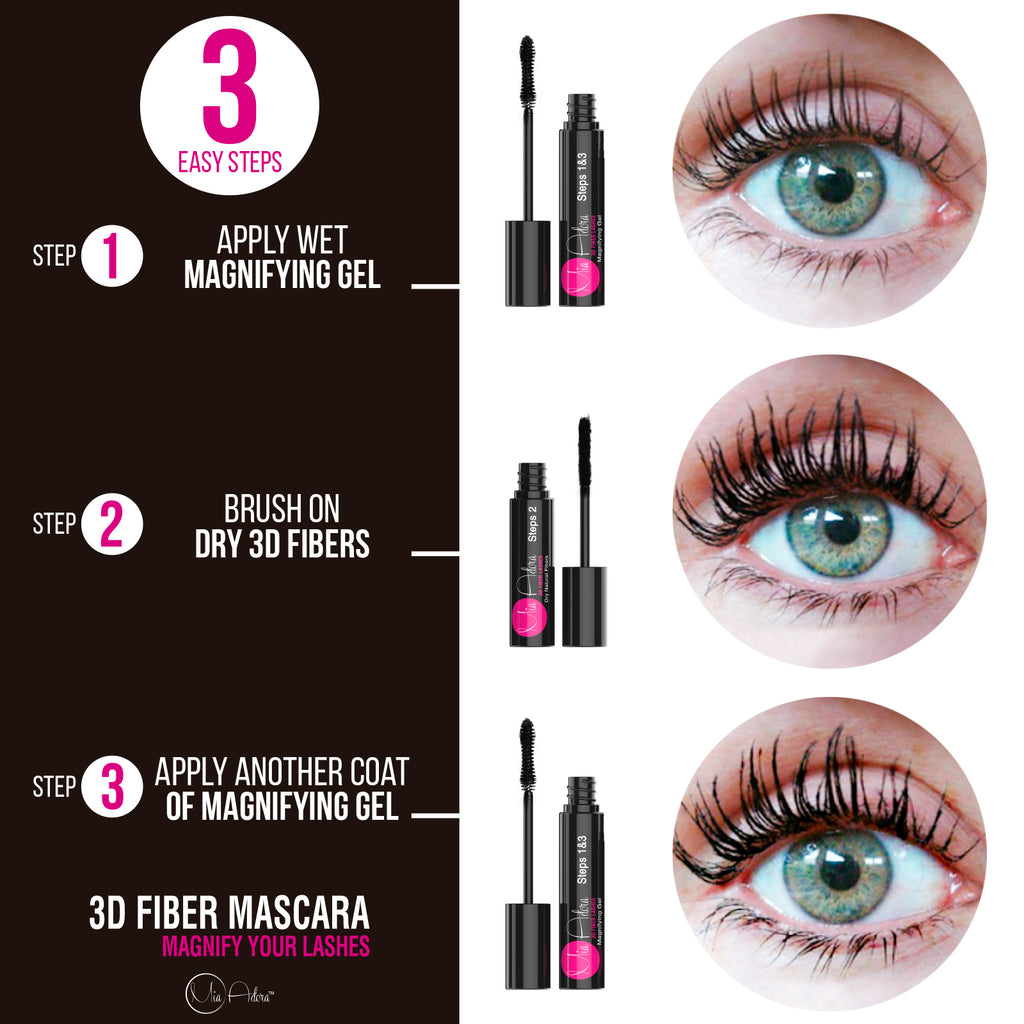 Specialist lidenskabelig tit Prevent clumps on the eyelashes with the best 3d fiber lash mascara in –  Mia Adora