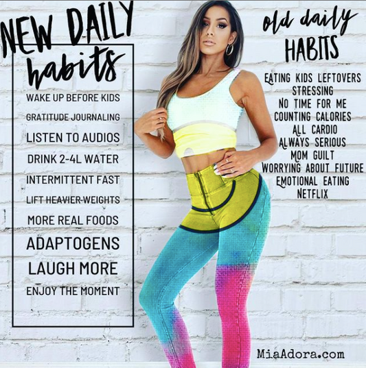 💥You BECOME your daily habits whether you’re aware of it or not...