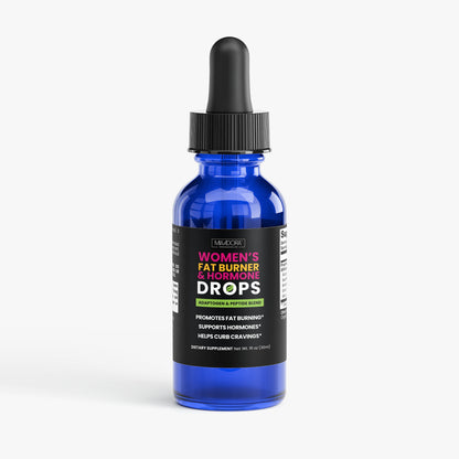 Fat Burner & Hormone Balance Drops | Adaptogen + Peptide Blend for Women (30ml)