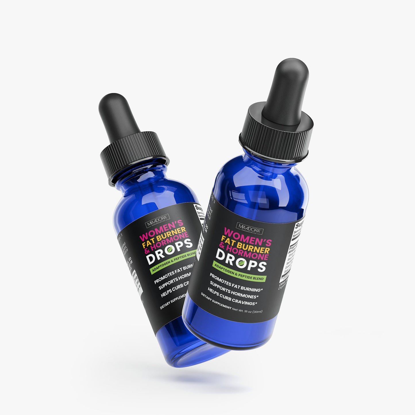 Fat Burner & Hormone Balance Drops | Adaptogen + Peptide Blend for Women (30ml)