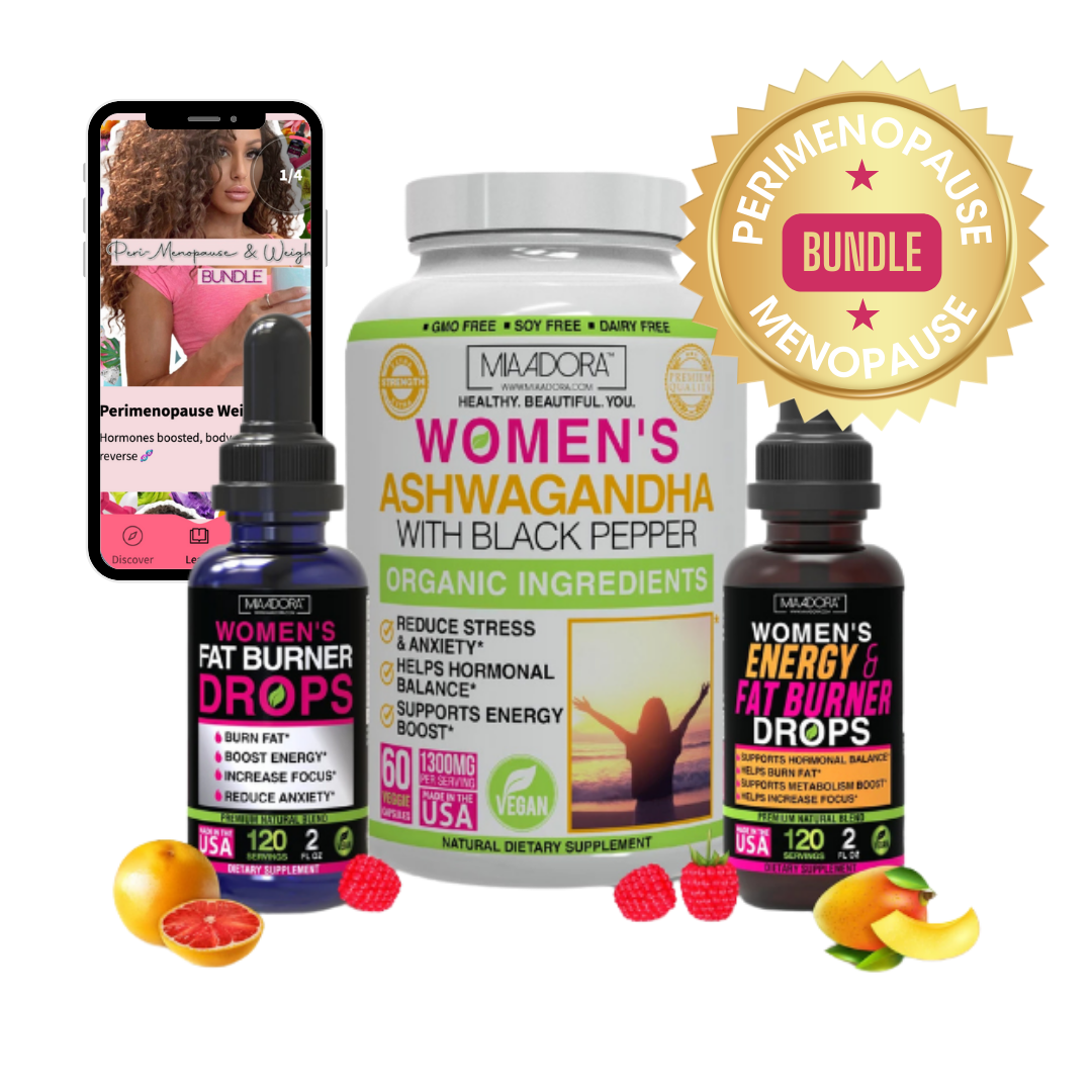 Perimenopause & Andropause Weight Loss, Energy, & De-Stress Bundle (for HIM and for HER)
