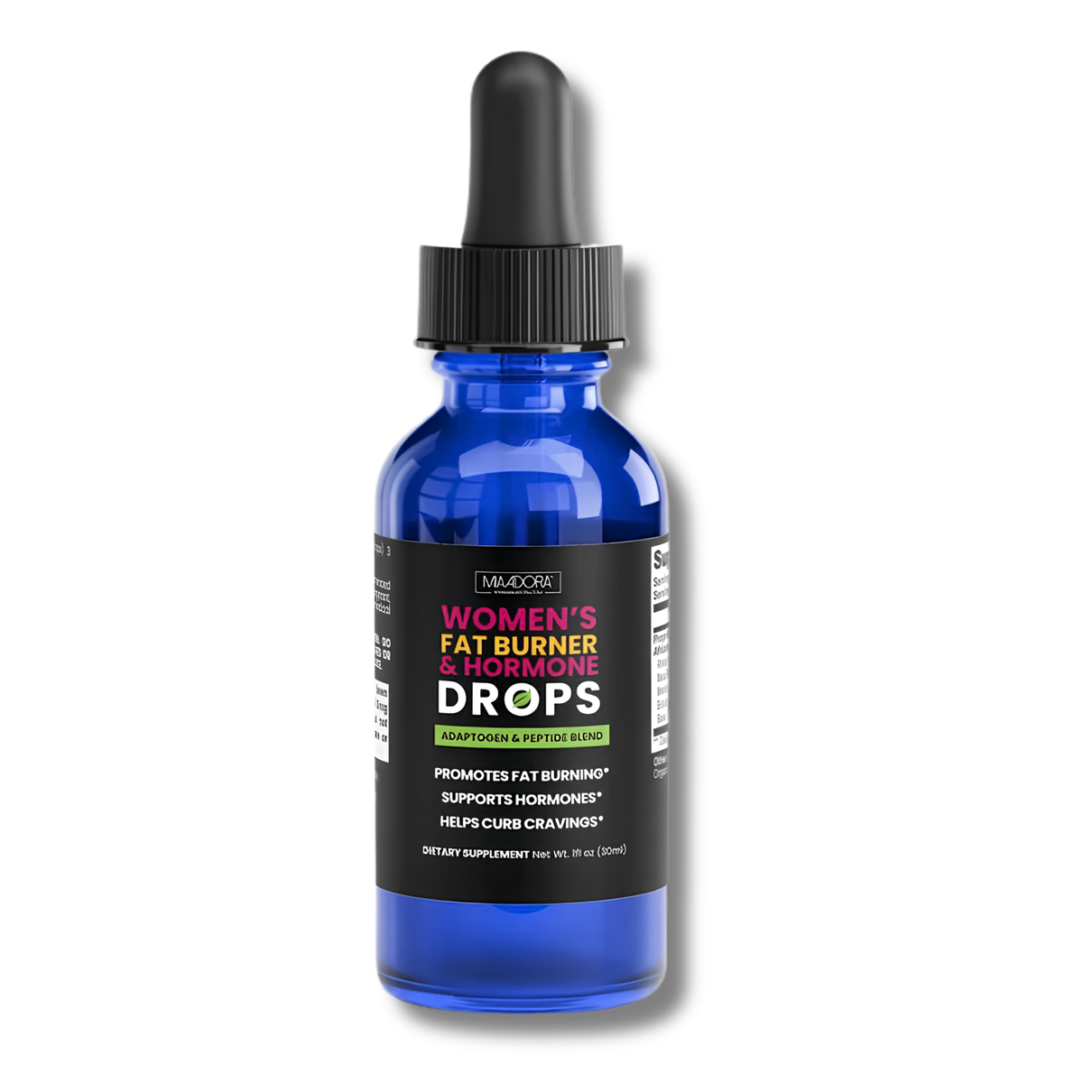 Fat Burner & Hormone Balance Drops | Adaptogen + Peptide Blend for Women (30ml)