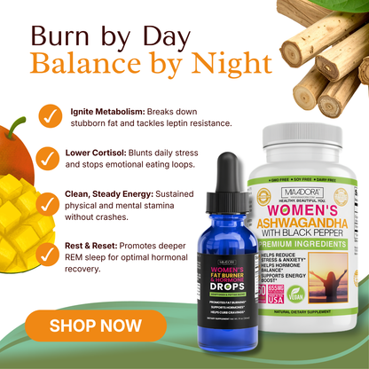 Energy & De-stress Bundle | All-Day Metabolism & Stress Control for Women