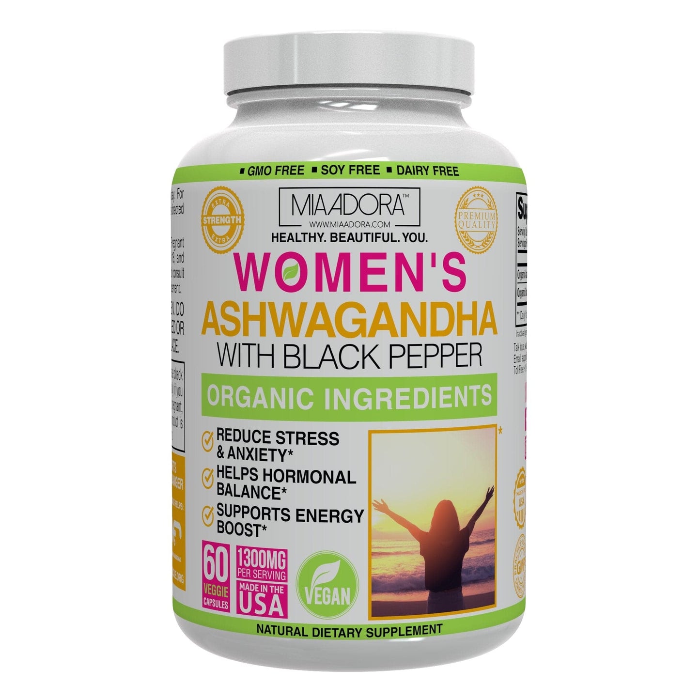 Energy and De-stress Drops Super Bundle [Ashwagandha Capsules, Fat Burner & Energy Drops]