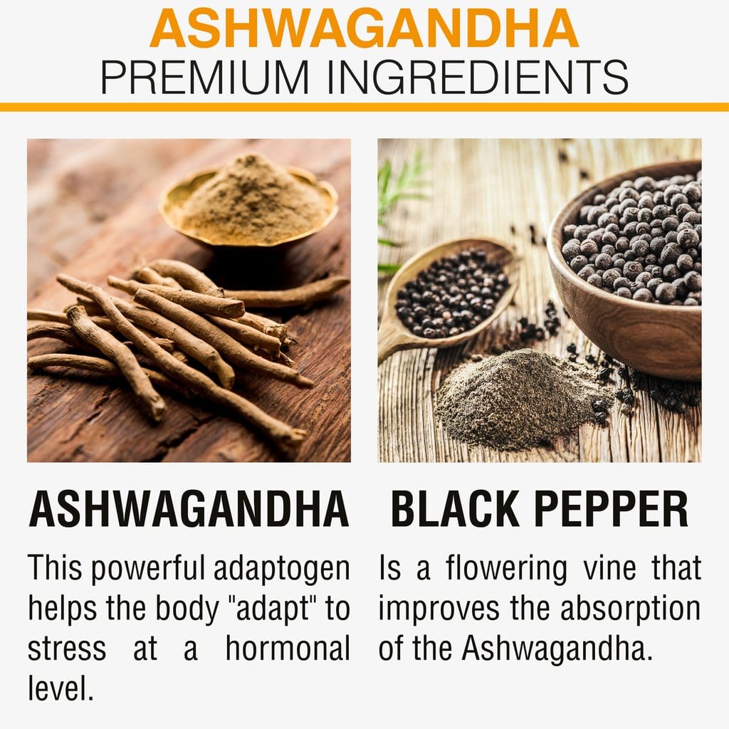 Energy and De-stress Drops Super Bundle [Ashwagandha Capsules, Fat Burner & Energy Drops]