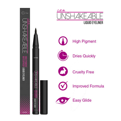 Call Me Unshakeable - Smudge-Proof Black Gel Eyeliner Pen