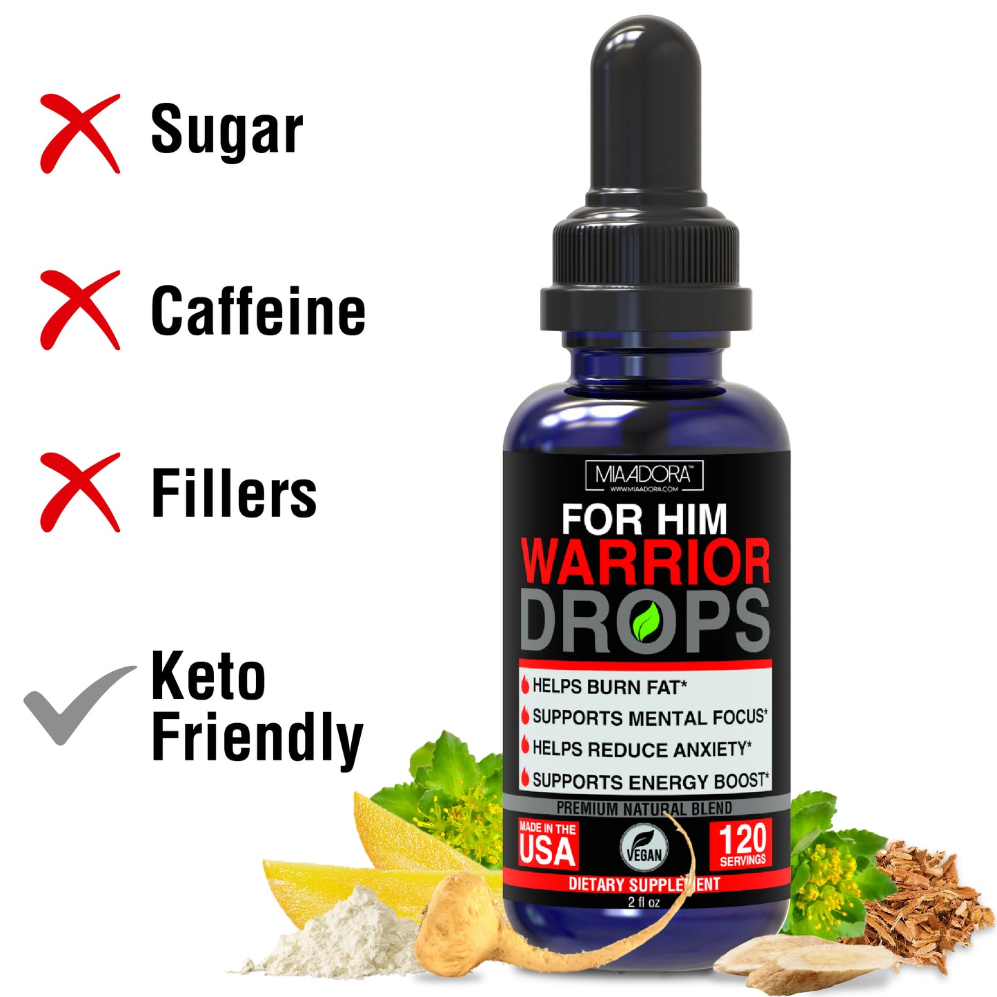 Men's Warrior Fat Burner Drops