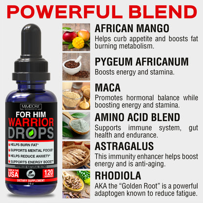 Men's Warrior Fat Burner Drops