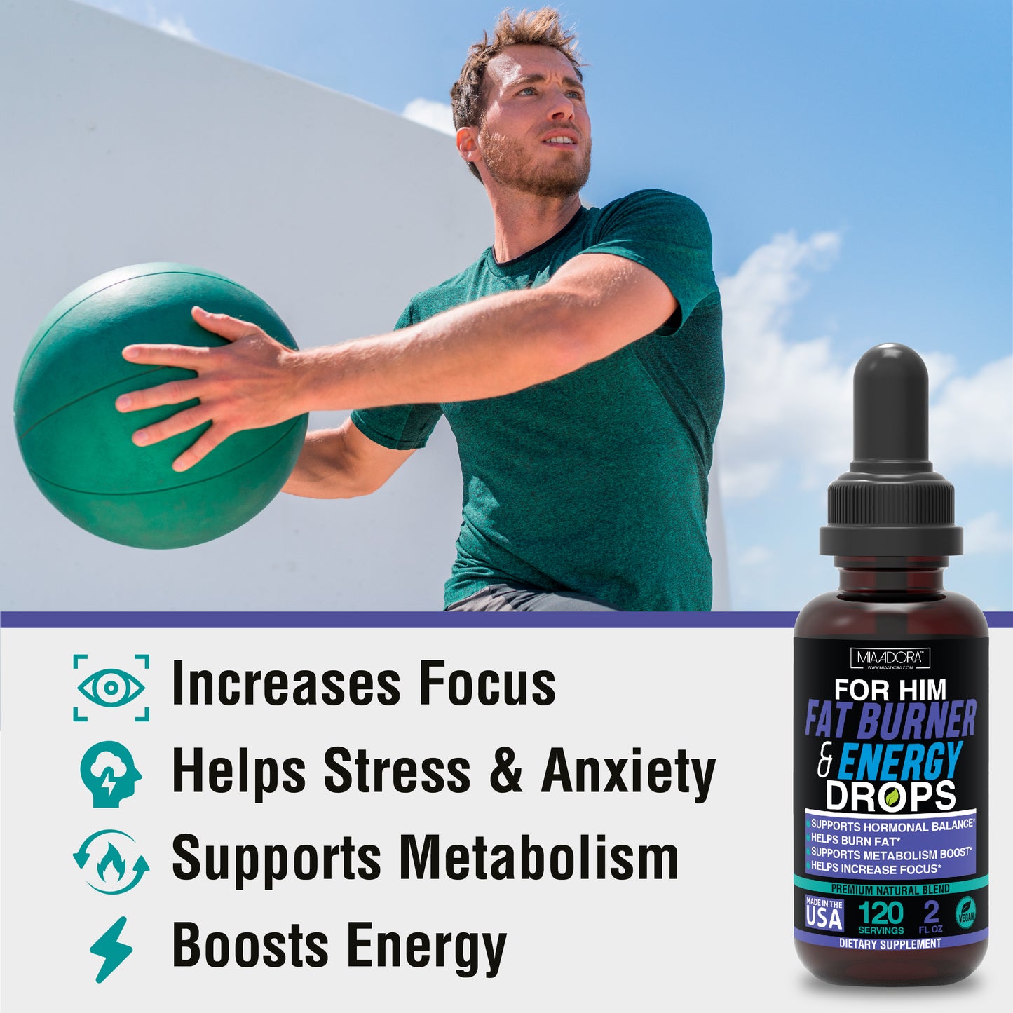 For Him - Fat Burner & Energy Drops