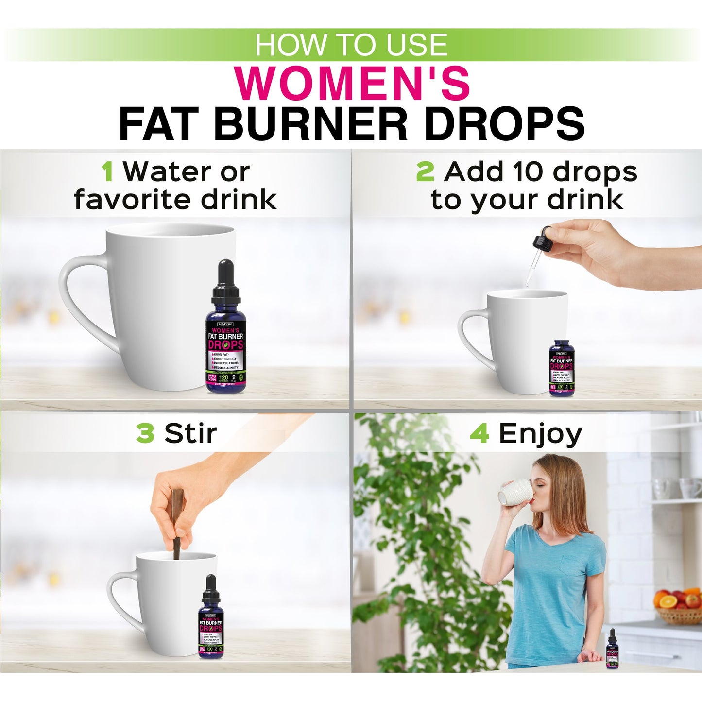 Fat Burner & Energy Drops - The Perfect Combo