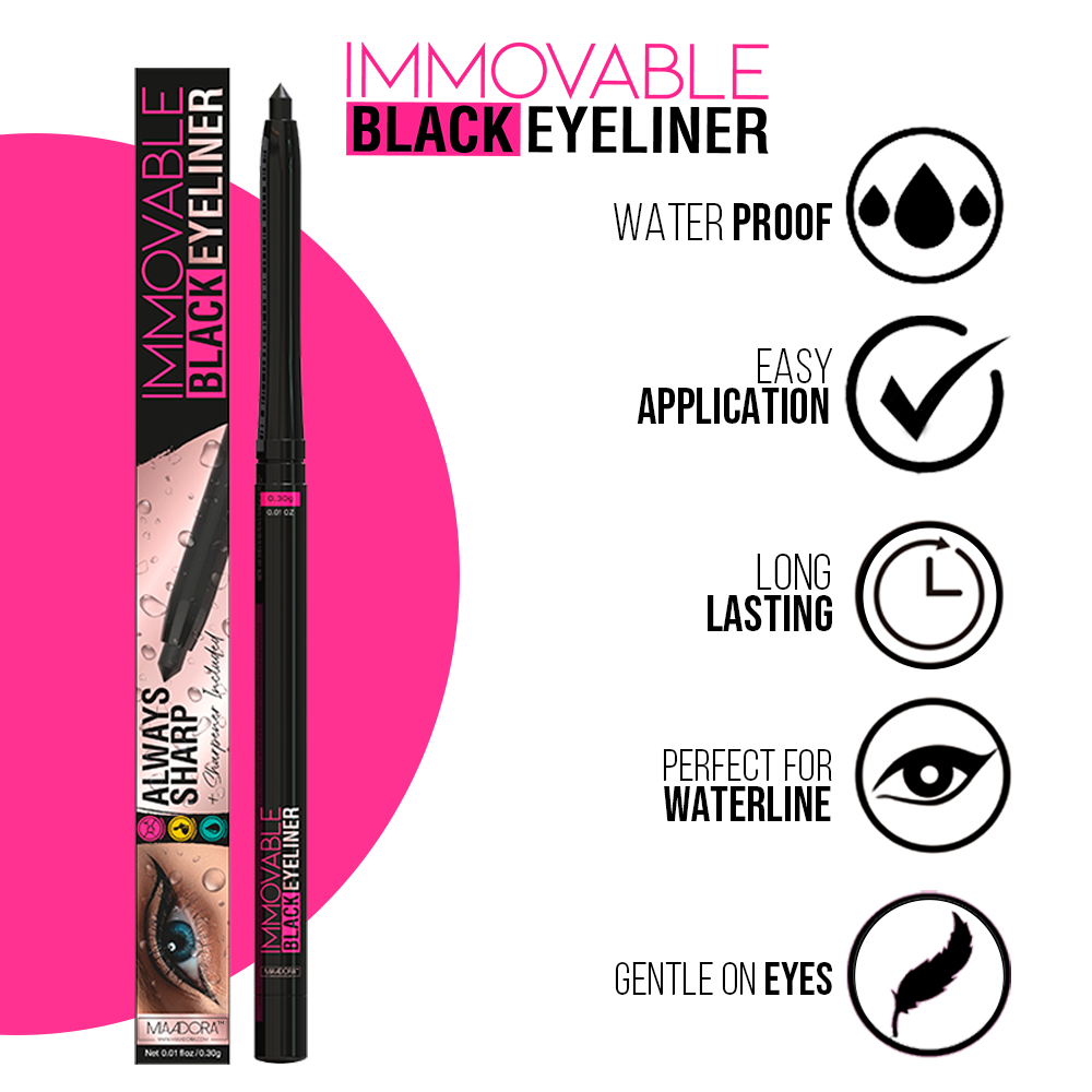 Immovable - Best Black Waterproof Eyeliner Pencil
