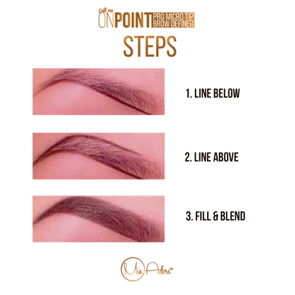 "On Point" Pro Micro Tip Eyebrow Pencil - Light Brown